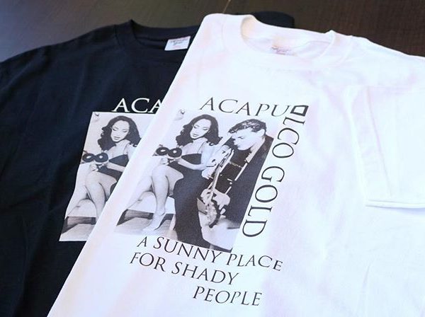 . ACAPULCO GOLDより,イギリスのバンドSADEをモチーフにしたTシャツが入荷 . ACAPULCO GOLD NOT SOLO TEE ¥5,500+tax .