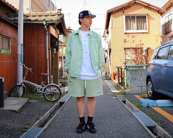 SPRING STYLE . Lafayette ・LF LOGO NEWERA59FIFTY ¥7,000+tax ・COMPASS TEE ¥5,000+tax ・ARCHITECTURE LOGO CORCH JK ¥16,000+tax ・SPORT INSEAM SWEAT SHORTS ¥9,500+tax .