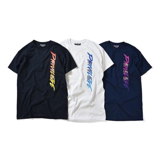 Privilege 2019 SPRING/SUMMER COLLECTION New Delivery 2019/6/1(sat) . PV19SS21 MY WORLD DON’T STOP TEE PRICE : 5,000yen+tax ・ カラー展開：WHITE(ホワイト),BLACK(ブラック),NAVY(ネイビー) . 一風変わった疾走感のあるブランドロゴにグラフィックを重ね合わせて独特な配置デザインに仕上げた半袖Tシャツ。 歪んだ”I♡NY”ロゴにメッセージを添えた意味深長なグラフィックと綺麗なグラデーションのロゴプリントが秀逸な一枚。 . PRIVILEGE TAKASAKI 〒370-0832 群馬県高崎市砂賀町97 五十嵐ビル 2F tel: 027-325-3315