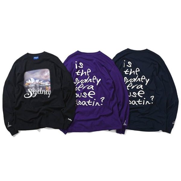 【LAFAYETTE】 Lafayette x dee – OPERA HOUSE L/S TEE ・ Price : 7,500 yen+tax ・ Color : BLACK , PURPLE , NAVY ・