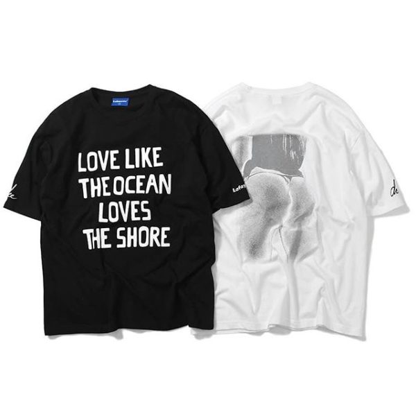 【LAFAYETTE】 Lafayette x dee – ASS BIG SILHOUETTE TEE ・ Price : 6,500 yen+tax ・ Color : BLACK , WHITE ・