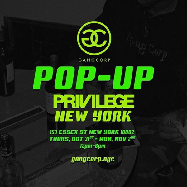 Pop Up at PRIVILEGE starts tomorrow at 12PM! • “Slime” hoodies will be available for purchase in-store only.
