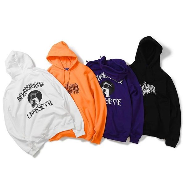 【LAFAYETTE】 Lafayette × ESOW × NEVERSAYCUTZ HOODED SWEATSHIRT ・ Price : 13,000 yen+tax ・ Color : WHITE , ORANGE , PURPLE , BLACK ・