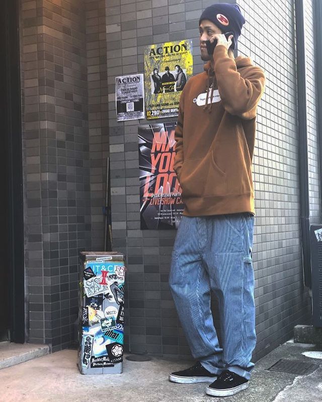 ike90sSupreme Double Knee Denim Painter Pant