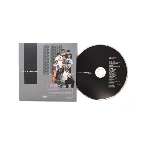 . LFYT × OLL KORRECT COLLABORATION POP UP STORE at PRIVILEGE TOKYO 2020.11.13(Fri) – 11.15(Sun) —NEW RELEASE INFO— New Album OLL KORRECT – “ VARIETY ” ≪TRACKLIST≫ 01. Livin’ Proof Sakai, OK da Computer, J’Da Skit, Yoshinuma, Dara Gloomy, 18scott, youheyhey (Produced by Yoshinuma) 02. B Fresh CK the Shake, Active, Mid-S, Yoshinuma (Produced by Mr.Bud) 03. Keihaku Sakai, NF Zessho, KECHA (Produced by Yoshinuma) 04. GASMASK Mid-S, Sakai, NF Zessho (Produced by Goofy Bap) 05. Penrose Steps NF Zessho, J’Da Skit, Active (Produced by Leo Iwamura) 06. RUTEN CK the Shake, Mid-S, KECHA (Produced by NF Zessho) 07. Path Yoshinuma, JIVA Nel MONDO, J’Da Skit (Produced by NF Zessho) 08. All we got NF Zessho, OK da Computer, JIVA Nel MONDO (Produced by Yoshinuma) Shout by Slow Life Mafia Additional guitar by tommgn ————————— 上記コンピレーションアルバム、 “ VARIETY ” は 2020.11.13(Fri) – 11.15(Sun) の３日間  内にて行われる、  ×  COLLABORATION POP UP STORE にて 先行リリース致します。 新型コロナウィルス感染拡大防止の為、 当イベント開催中は 全てのご来場者様にマスクの着用を ご協力いただくとともに、 入店時のアルコール消毒と検温を徹底させていただきます。 ご理解、ご協力のほど どうぞよろしくお願い致します。 スタッフ一同、 皆様のお越しを心よりお待ち申し上げます。 —————————