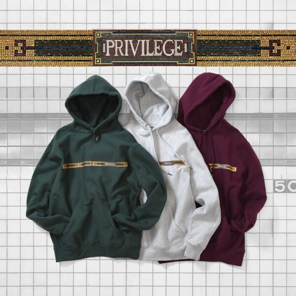 2/20(sat) Release PRIVILEGE 2021 Spring/Summer Collection MOSAIC TILE PULLOVER HOODIE OLD P LOGO CORDUROY CAP
