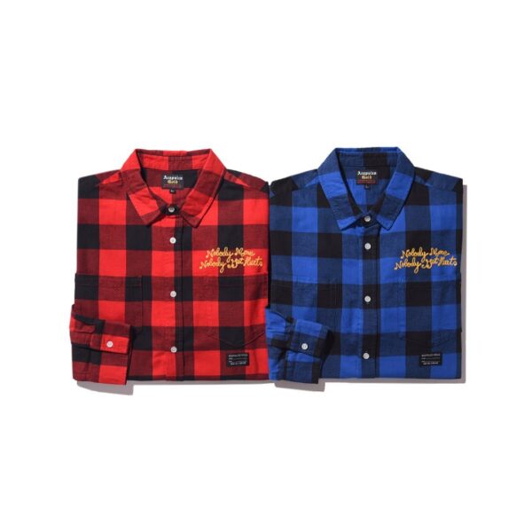 Acapulco Gold 2021 Spring Collection CHECKER FLANNEL BUTTON DOWN AG TWILL BOMBER JACKET AG CAMP CAP
