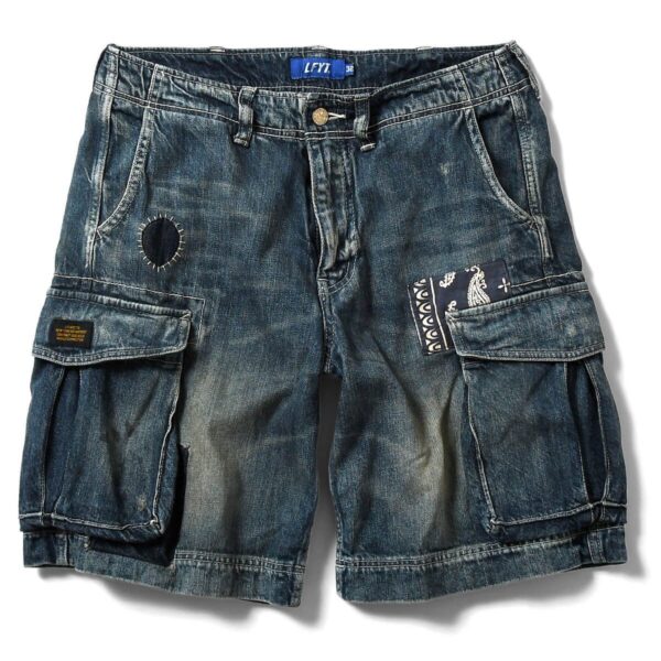 Washed Denim Cargo Shorts out now! • Size Medium – XL available in-store and online — $220